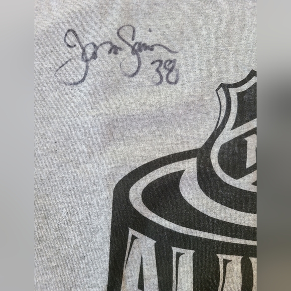 Jason Simon autographed NHL Alumni Tee shirt Men's large EUC - Picture 3 of 4